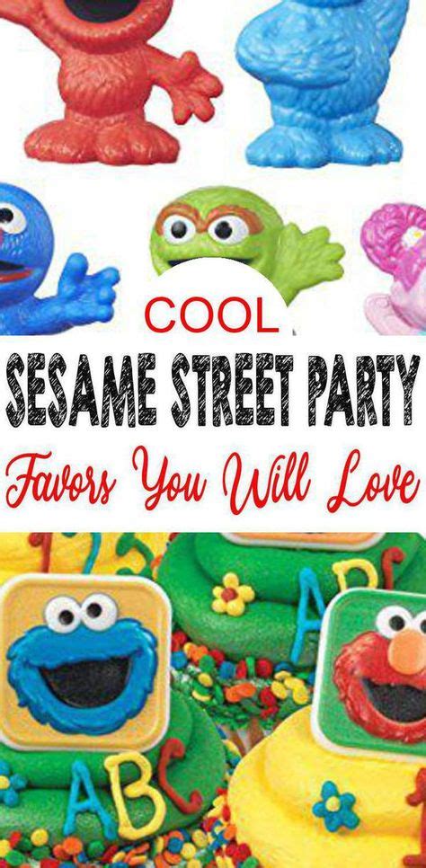 Sesame Street Party Favor Ideas | Sesame street party, Party favors for ...