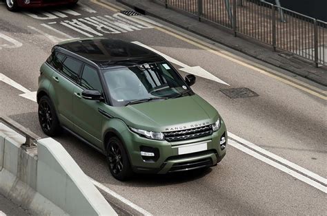 Matte Green Range Rover Evoque - 1 | Range rover evoque, Range rover ...