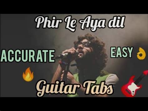 Phir Le Aaya Dil (Barfi) - Guitar Lesson (Tabs Tutorial) - YouTube