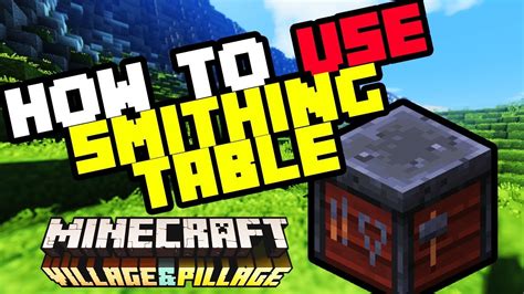 how to use a smithing table in minecraft - Ninfa Regina