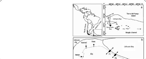 a) Map of the study area. b) Position of Buena Esperanza Stream (BES),... | Download Scientific ...