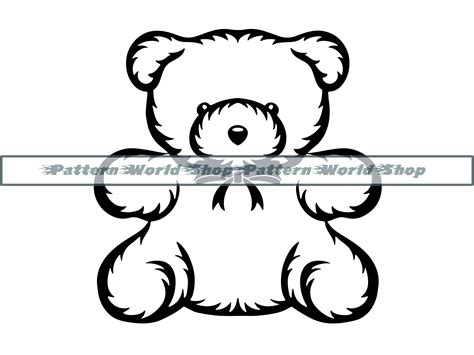 Cute Teddy Bear SVG Teddy Bear SVG Cute Bear SVG Teddy Bear - Etsy