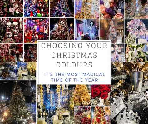 Choosing Your Christmas Colours | Christmas colors, Colours, Christmas