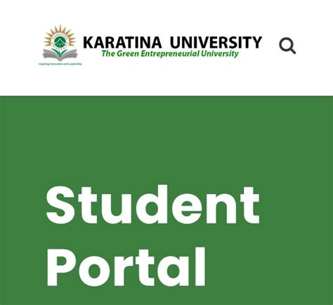 Karatina University Student Portal - Login | Units Registration