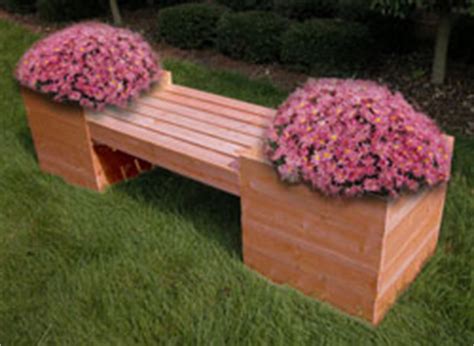 Benches With Planters - Living Rooms House Beautiful