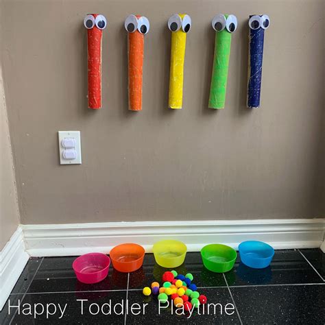 65+ Easy Toilet Paper Roll Activities - HAPPY TODDLER PLAYTIME Easy Activities, Spring ...