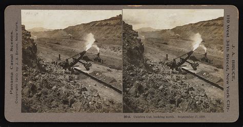 Culebra Cut, looking north | Library of Congress