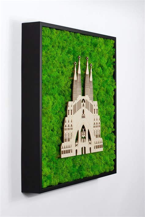 Framed World Landmark Lichen Artwork | 68travel