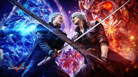 Devil May Cry 5, Video Game, Dante, Vergil 4k, HD Wallpaper | Rare Gallery