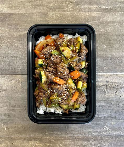 Teriyaki Ground Beef Bowls - THE MEAL PREP MANUAL