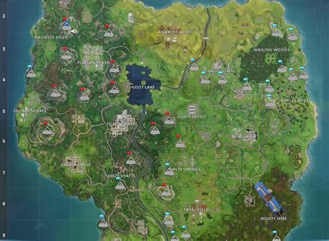 Fortnite: Summit Mountain Peak locations | VG247