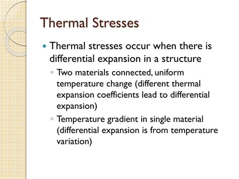 PPT - Thermal Stresses PowerPoint Presentation, free download - ID:1589290