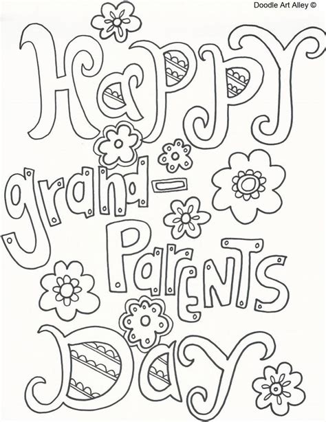 Grandparents Day Cards Printable - Printable Word Searches
