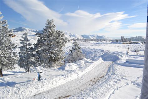 Winter in Winthrop, WA This is a picture taken in our driveway. I was standing right outside the ...