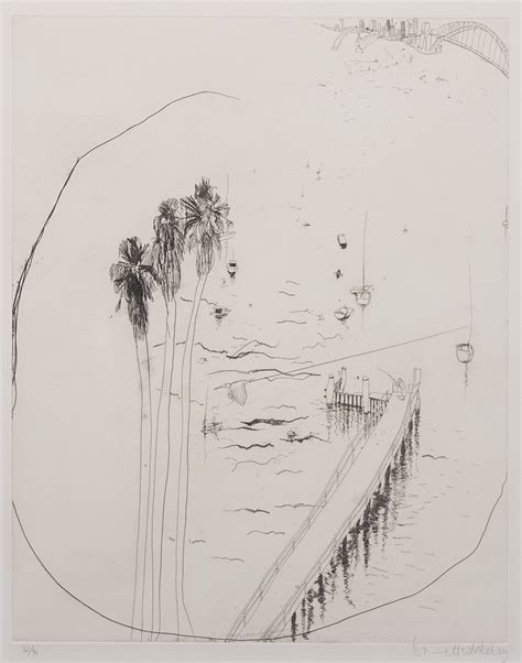 Brett Whiteley | Lavender Bay Wharf (1978) | MutualArt