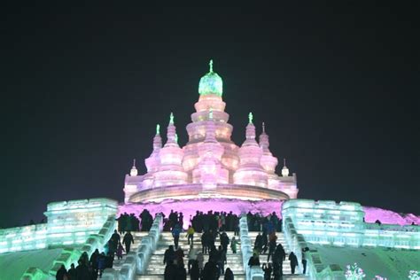 ICE PALACE- Harbin International Ice and Snow Festival, China | World weather, Ice art, Ice palace