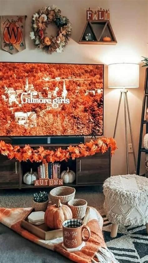 Fall bedroom decor | Fall house decor | Fall aesthetic | Fall shelf ...