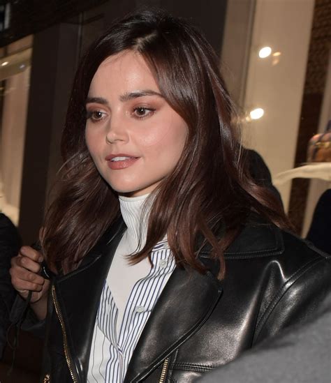 Jenna Coleman Style - Leaving Vogue Gingernutz Event in London 11/21/2017