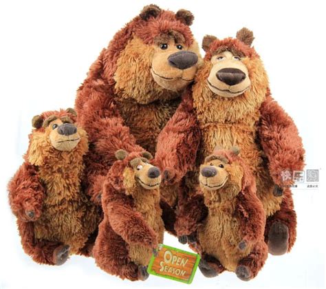 High quality lovely plush Open Season Boog soft stuffed bear toy teddy bear dolls toys for ...