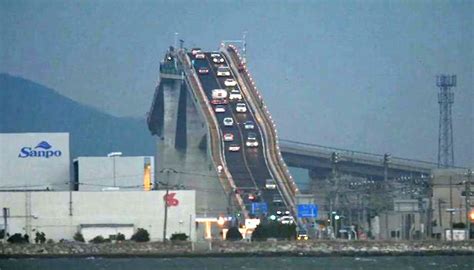 See The World's Craziest "Roller Coaster" Bridge In Japan...Would You ...