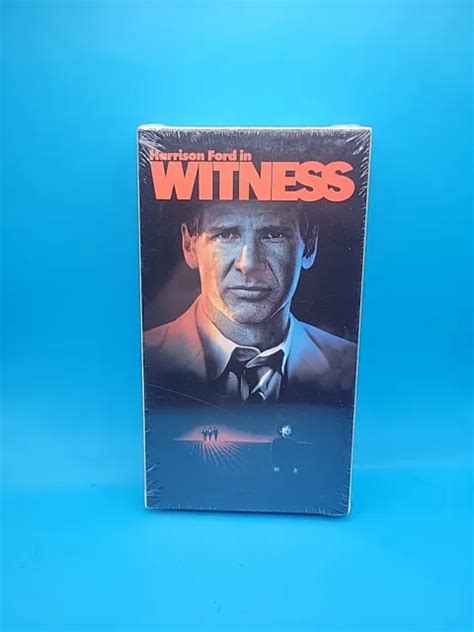 WITNESS (VHS, 1996, Factory Sealed Harrison Ford/Kelly McGillis/Lukas ...