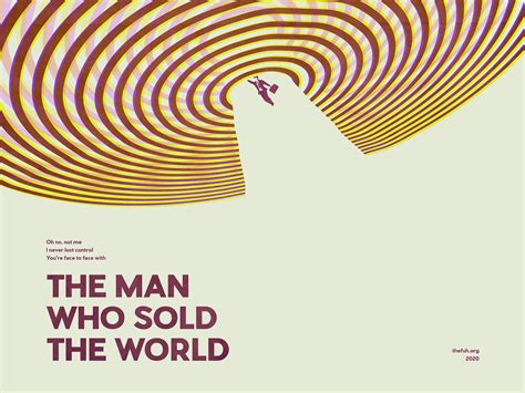 The Man Who Sold The World Poster by thefuh on Dribbble