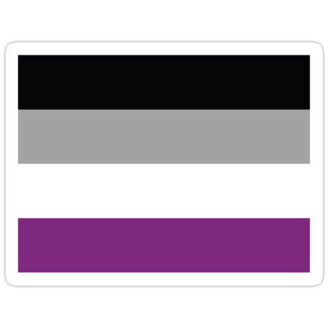 "Asexual Pride Flag" Stickers by ShowYourPRIDE | Redbubble