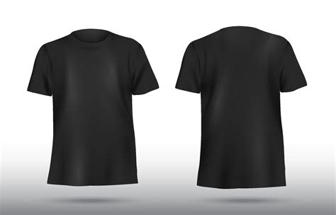 Black 3D T-Shirt Mockup 19581296 Vector Art at Vecteezy