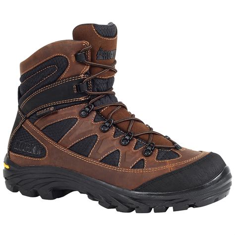 Rocky 5" Ridgetop Waterproof Hiking Boots, Brown / Black - 578377 ...