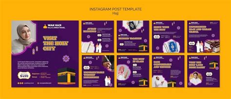 Premium PSD | Hajj season instagram posts