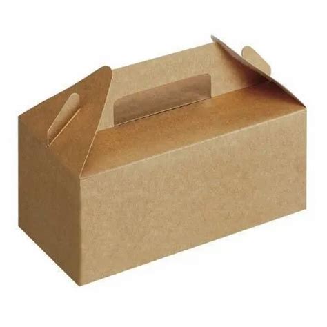 Rectangular Matte Finished Plain Cardboard Paper Food Packaging Box ...