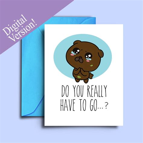 Printable Farewell Card for Best Friend Going Away Card for Coworker ...