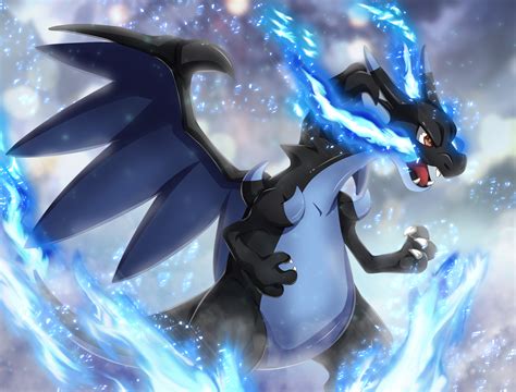 Anime Mega Charizard (#266071) - HD Wallpaper & Backgrounds Download