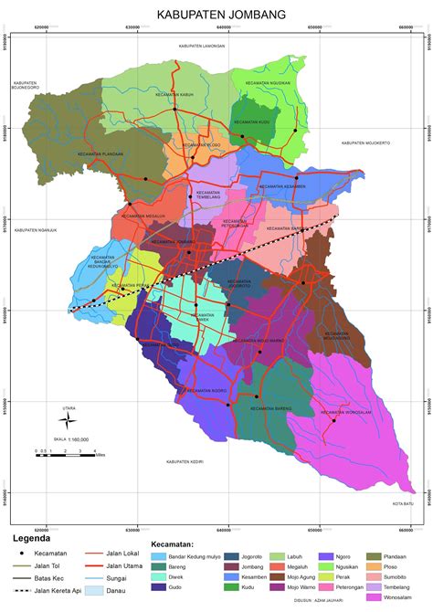 PETA KABUPATEN JOMBANG