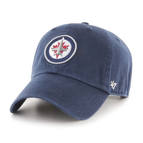 Winnipeg Jets NHL `47 Clean Up Primary Hat | Adjustable | SportBuff Canada