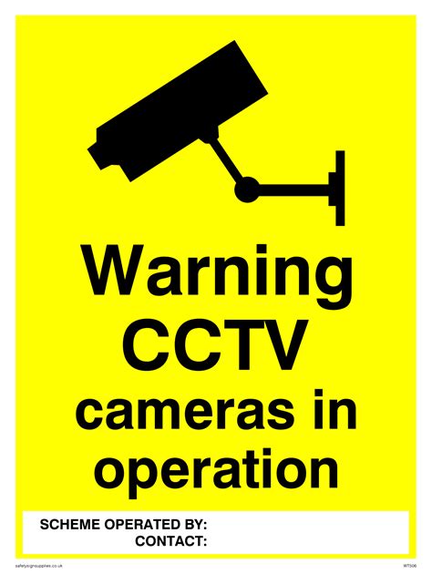 CCTV cameras in operation from Safety Sign Supplies