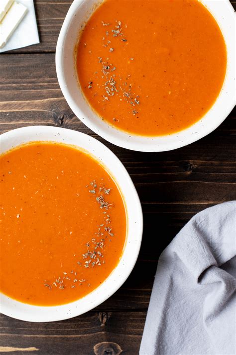 Roasted Red Pepper and Tomato Soup -2 | With Two Spoons