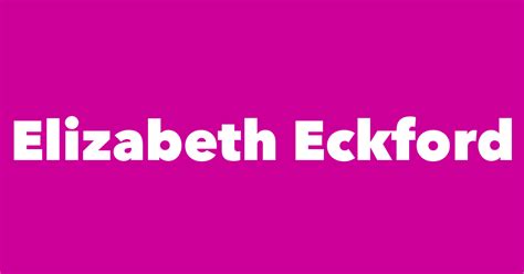 Elizabeth Eckford - Spouse, Children, Birthday & More