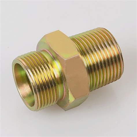 1BT BSP MALE DOUBLE FOR 60°SEAT BONDED SEAL/BSPT MALE bsp thread tube ...