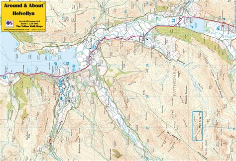 Around & About Map Helvellyn