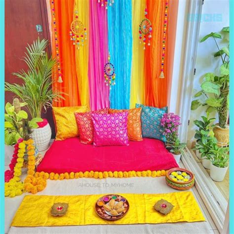 Holi Decoration Ideas for Home with Images | DIY & Theme Holi Decoration