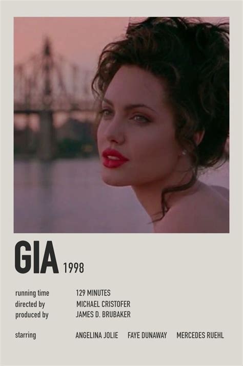 gia (1998) | Indie movie posters, Iconic movie posters, Movie posters minimalist