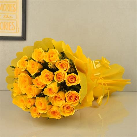 Sunshine 20 Yellow Roses Bouquet | Nairobi Gifters