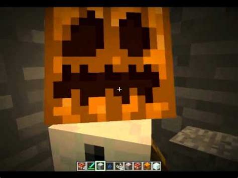 Minecraft-Snow Golem's hidden face - YouTube