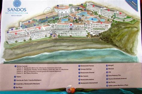 "Hotel map" Sandos Papagayo Beach Resort (Playa Blanca) • HolidayCheck (Lanzarote | Spanien)