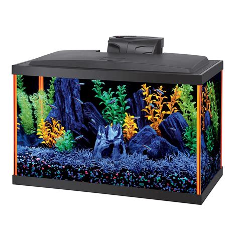 Aqueon NeoGlow 10 Gallon Orange LED Kit | Petco | 10 gallon fish tank, Aquarium led, Aquarium kit