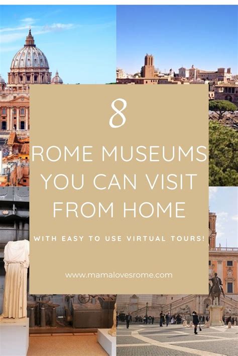 Rome museums with virtual tours you can enjoy from home