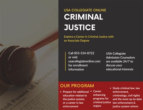 Criminal Justice - USA Collegiate Online | Online School