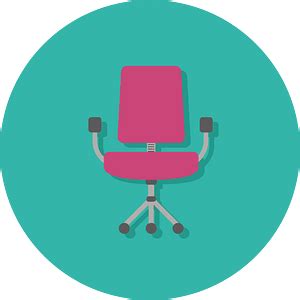 Office chair icon. Free download transparent .PNG | Creazilla