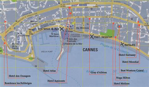 Cannes Map - France